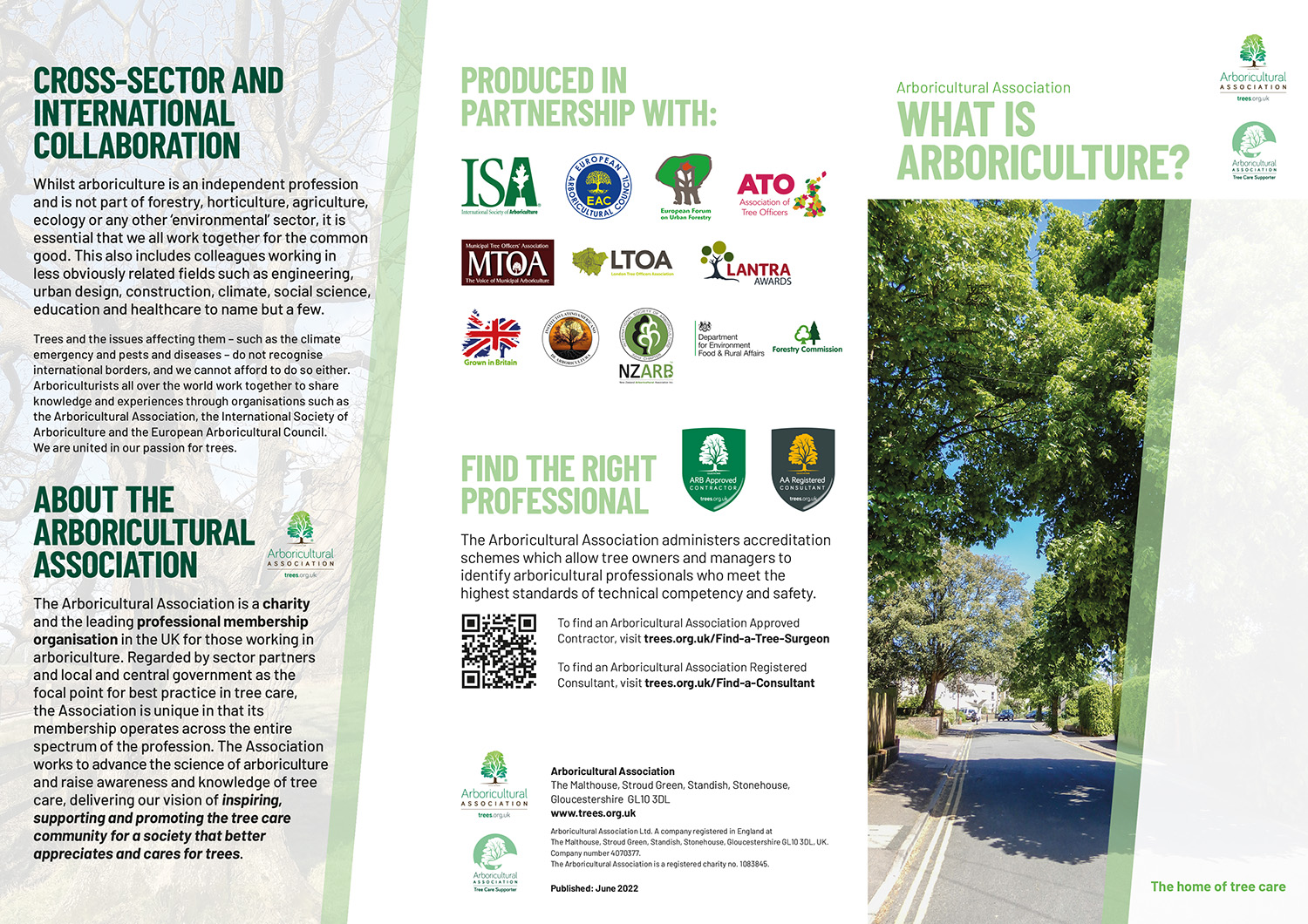 What is Arboriculture? leaflet