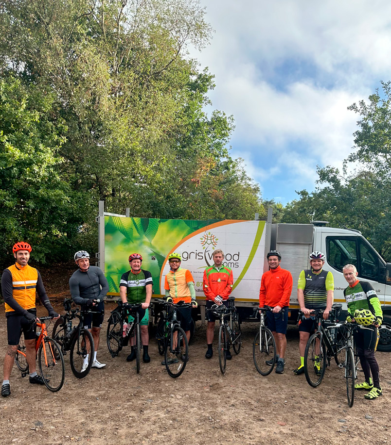 Day one and ready to roll. Only 125 km to go – and then 20 km on Day Two!