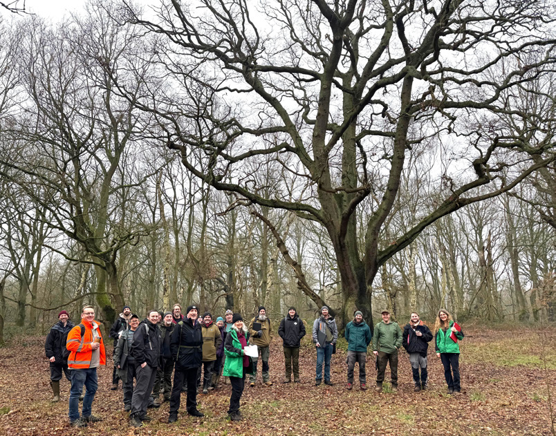 Study participants ready to get started with TreMs surveys.