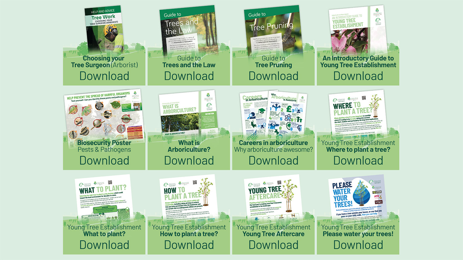 Arboricultural Resource Packs