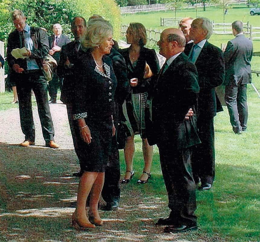 Paul meeting the Duchess of Cornwall