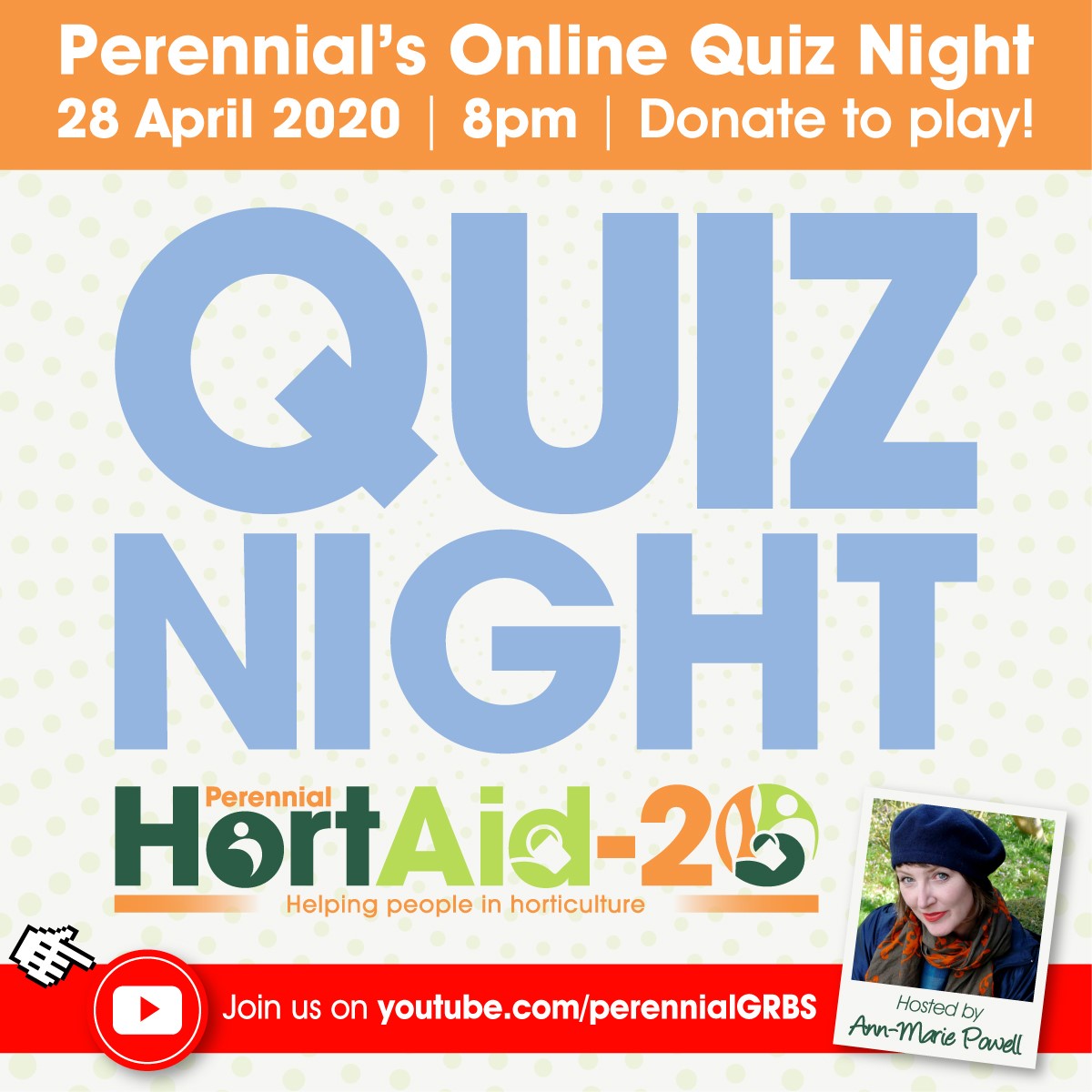 Perennial’s Online Quiz Night | 28 April 2020 | 8pm | Donate to play!