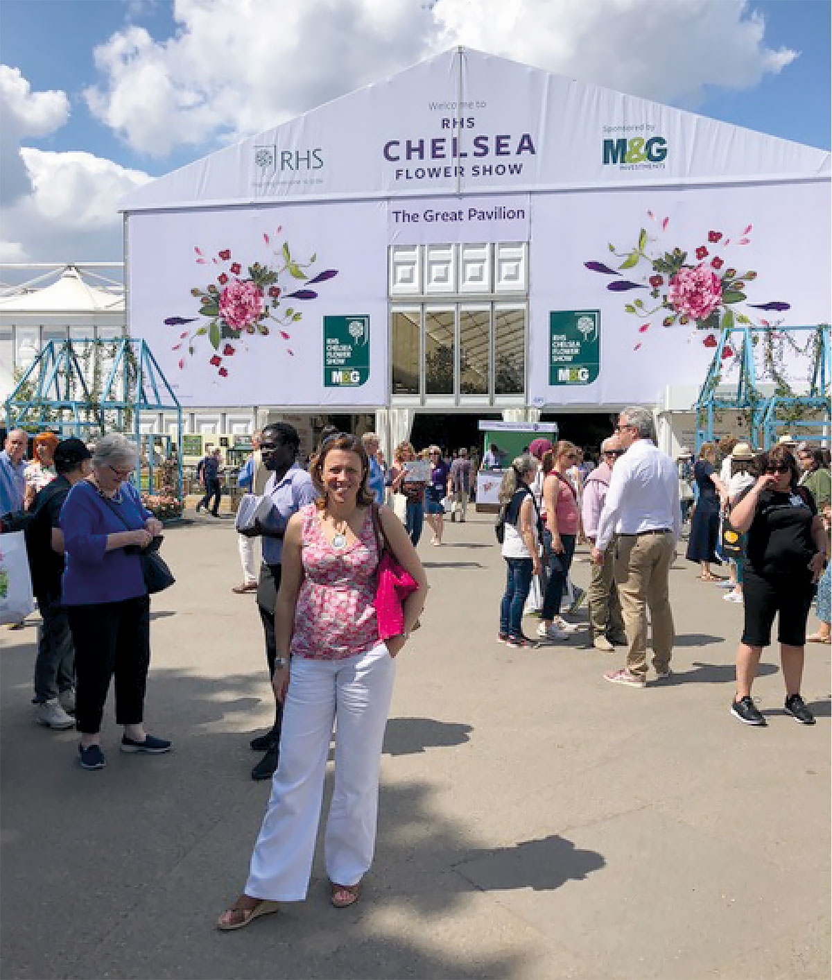 Jenny Long at the RHS Chelsea Flower Show