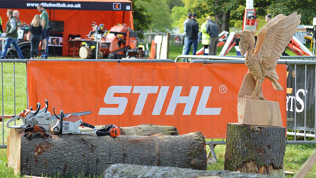 Another fantastic carving by Simon O'Rourke at the STIHL Arena