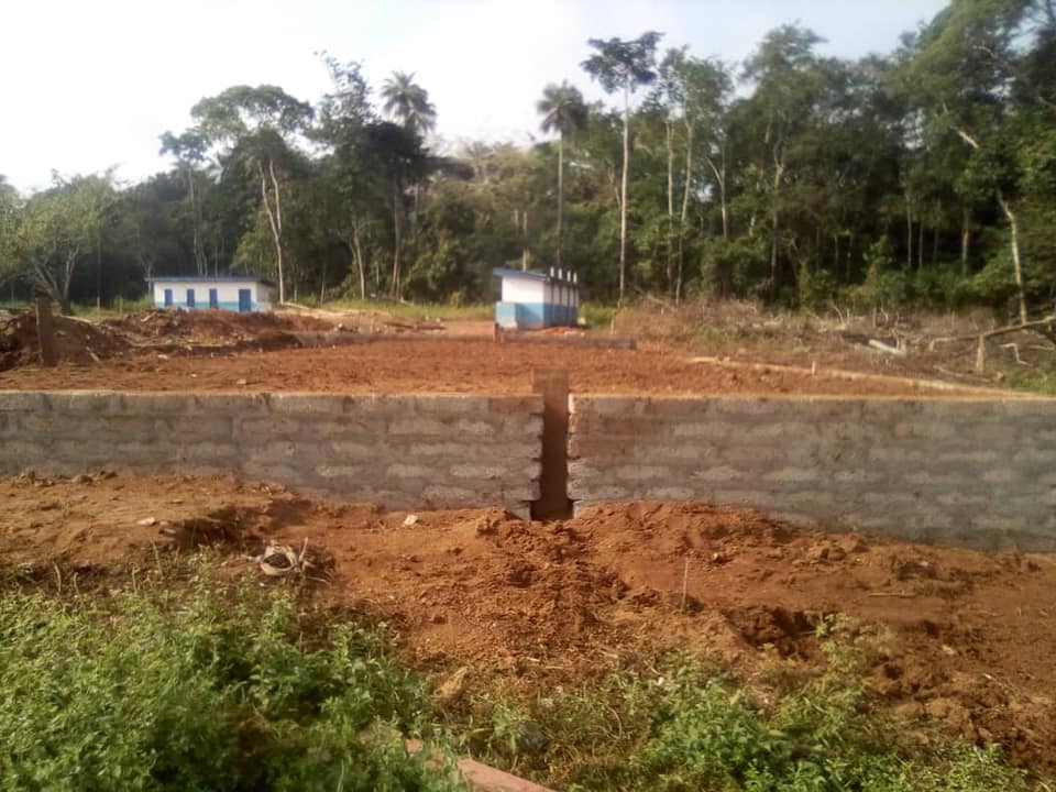 Foundations for new school building
