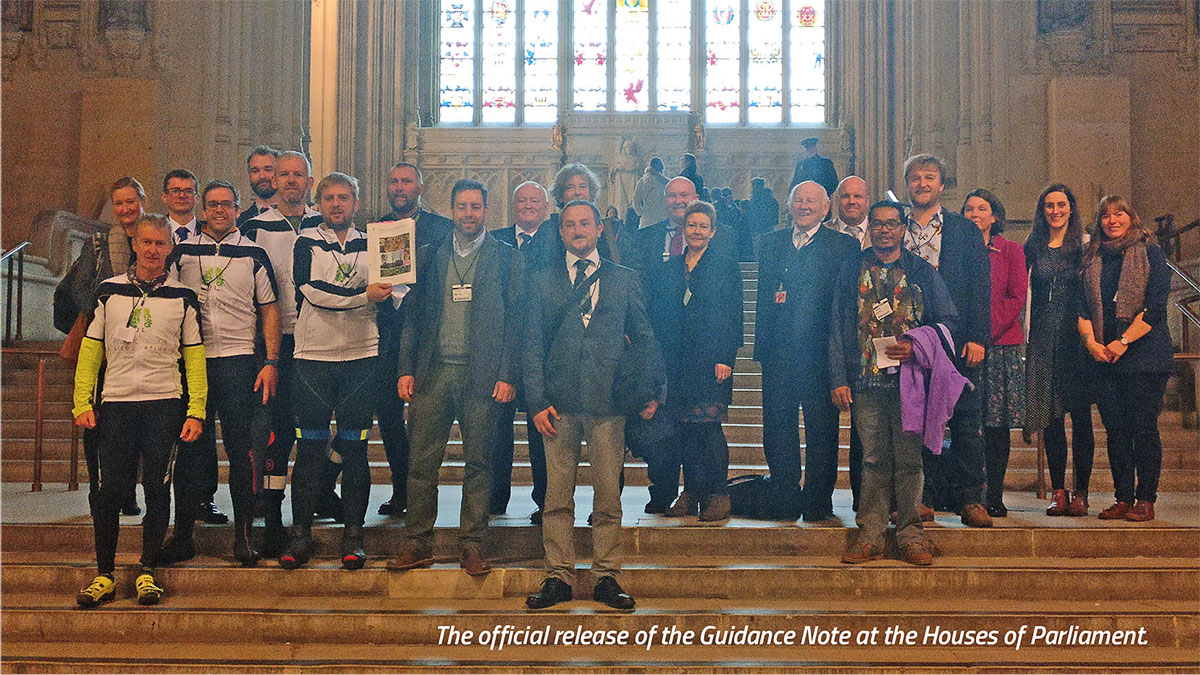 The official release of the Guidance Note at the Houses of Parliament